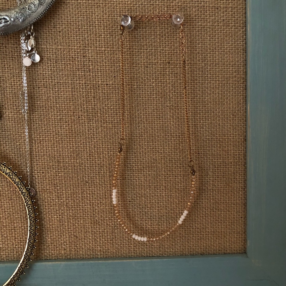 Rose Gold Beaded Choker